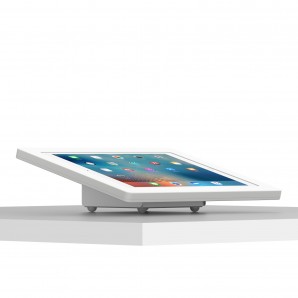 Vidamount 12 9 Inch Ipad Pro White Enclosure W Fixed Tilted 15 Desk Surface Mount