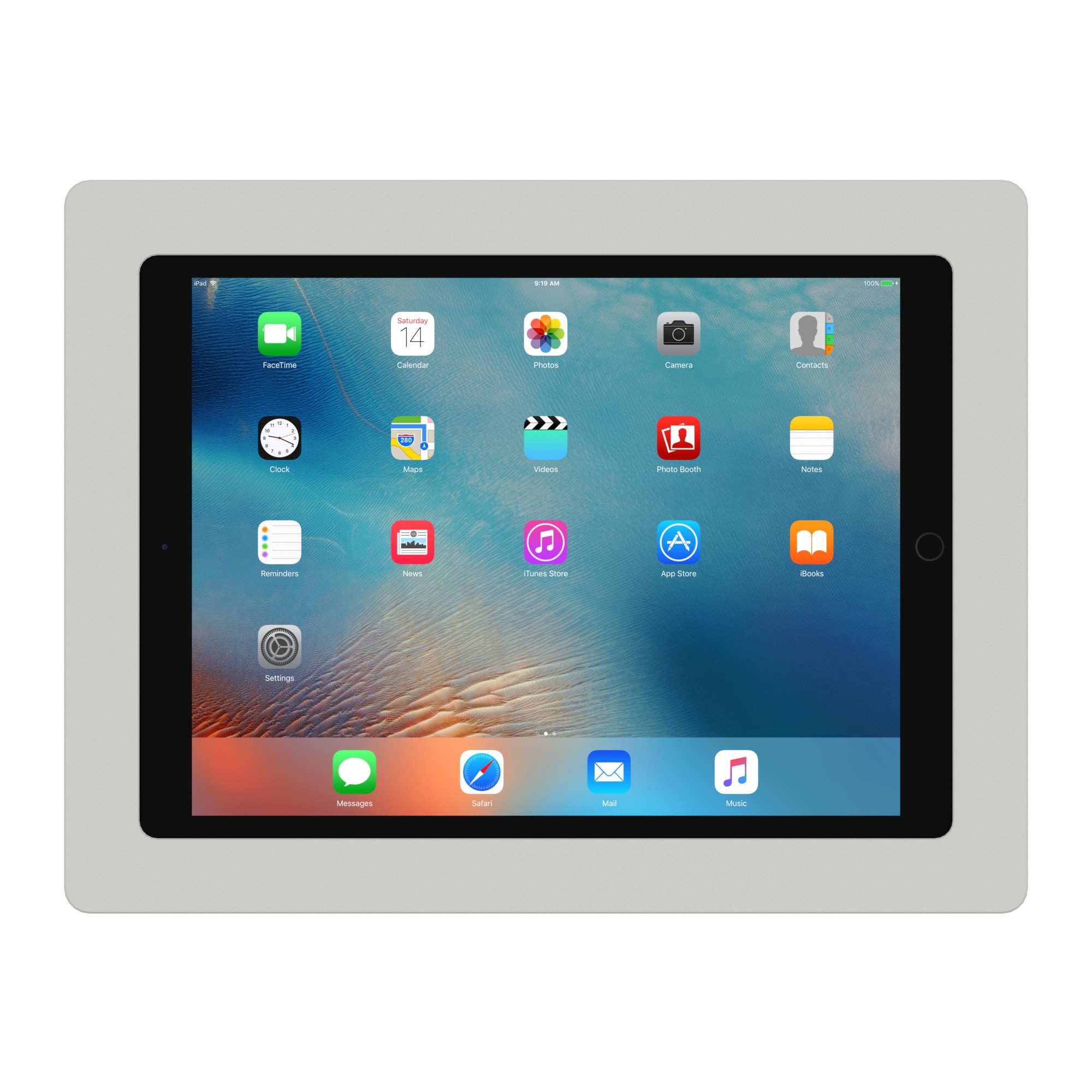 Vidamount Vesa Tablet Enclosure 12 9 Inch Ipad Pro Light Grey