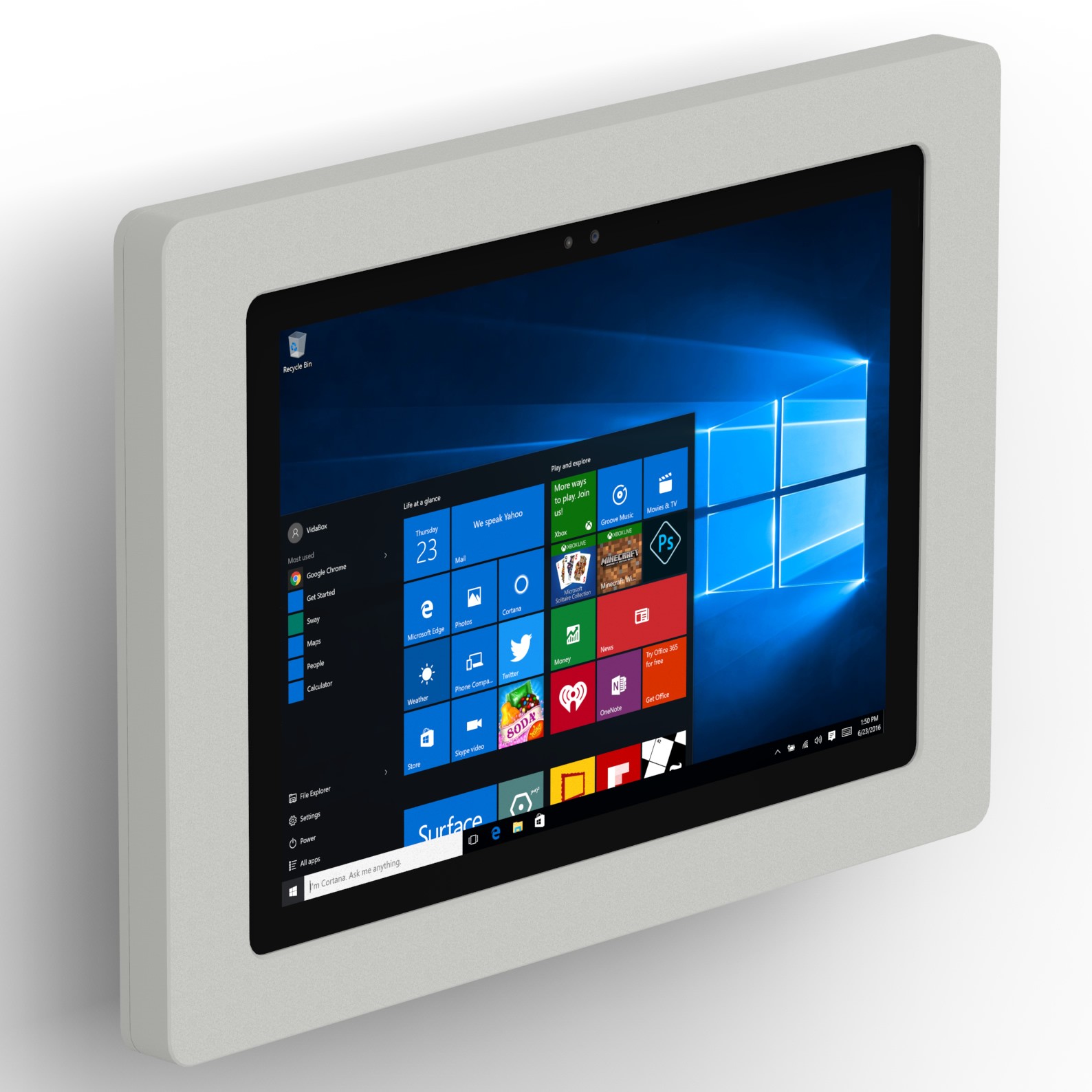 Tilting Wall Microsoft Surface Pro (2017) & Surface Pro 4 Tablet Mount