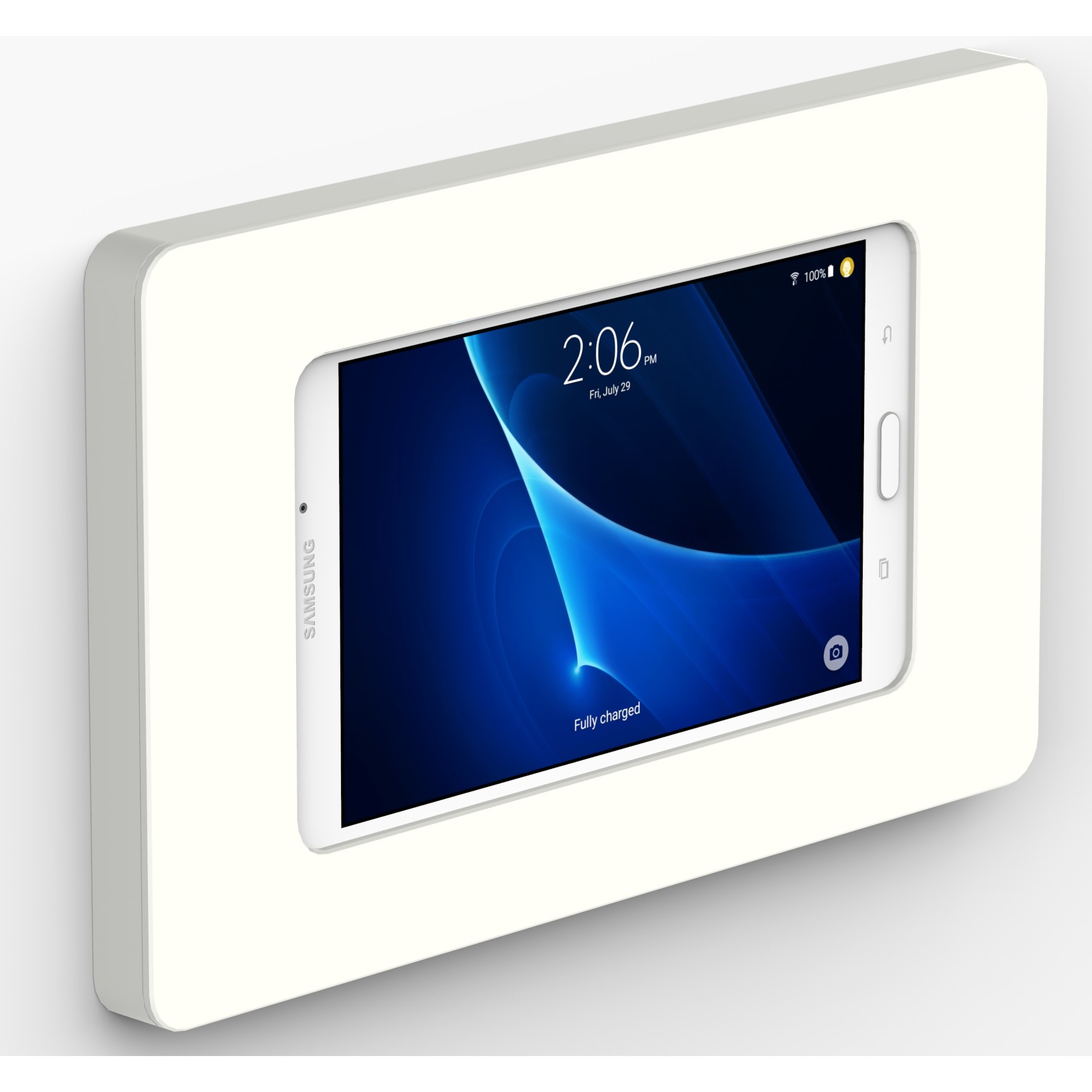 White Samsung Galaxy Tab A 7.0 VidaMount OnWall Tablet Mount