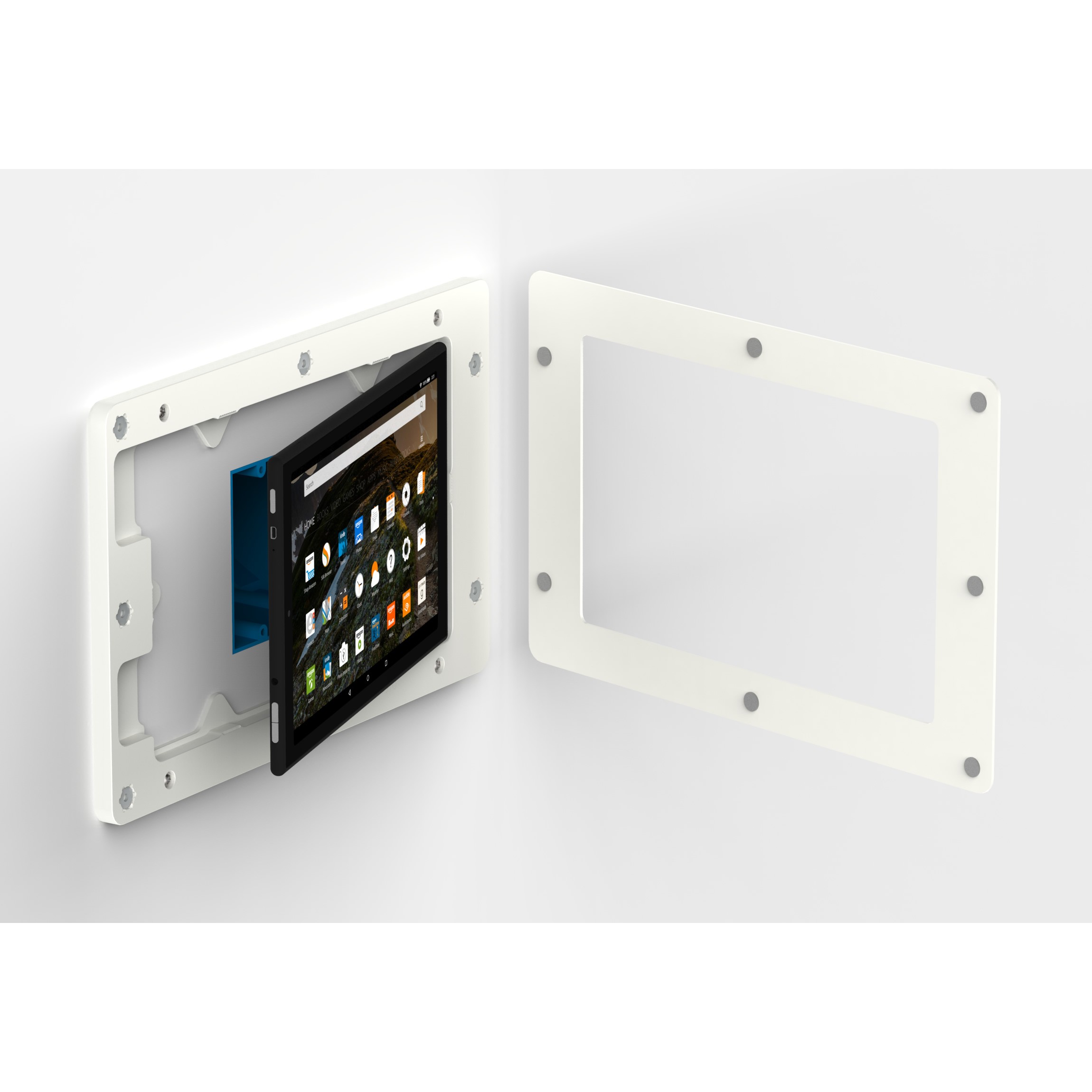 White Amazon Fire 5th Gen Hd10 Vidamount On Wall Tablet Mount