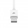 VidaPower High-Wattage USB to Lightning 90 degree Cable (Black) - Straight USB End / Front Top View