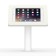Fixed Desk/Wall Surface Mount - iPad Mini 1, 2 & 3 - White [Front View]