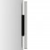 Fixed Slim VESA Wall Mount - 12.9-inch iPad Pro - Light Grey [Side View]