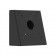 Fixed Tilted Vesa Wall / Surface Mount - 15° angle - Black [Wall - Front Isometric View]