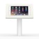Fixed Desk/Wall Surface Mount - iPad Mini 4 - White [Front View]