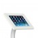 Fixed VESA Floor Stand - iPad Air 1 & 2, 9.7-inch iPad Pro - White [Tablet Front Isometric View]