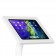 Fixed VESA Floor Stand - 11-inch iPad Pro 2nd & 3rd Gen - White [Tablet Front Isometric View]