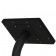 Fixed VESA Floor Stand - Samsung Galaxy Tab A 8.0 (2017) - Black [Tablet Back Isometric View]