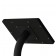 Fixed VESA Floor Stand - Samsung Galaxy Tab E 9.6 - Black [Tablet Back Isometric View]