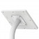 Fixed VESA Floor Stand - 10.2-inch iPad 7th Gen - White [Tablet Back Isometric View]
