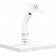 Fixed Desk/Wall Surface Mount - White [Behind-Surface Assembly View]