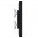 Removable Fixed Glass Mount - Microsoft Surface 3 - Black [Side View]
