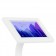 Fixed VESA Floor Stand - Samsung Galaxy Tab A7 10.4 - White [Tablet Front Isometric View]