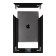 Assembly View - Matte Black - iPad 2, 3, 4 Wall Frame / Mount / Enclosure