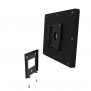 Permanent Fixed Glass Mount - 10.2-inch iPad 7th Gen - Black [Assembly View 1]