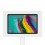 Fixed VESA Floor Stand - Samsung Galaxy Tab S5e 10.5 - White [Tablet Front 45 Degrees]