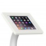 Fixed VESA Floor Stand - iPad Mini 4 - White [Tablet Front Isometric View]