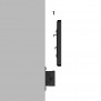 Tilting VESA Wall Mount - iPad Mini 1, 2 & 3 - Black [Side Assembly View]