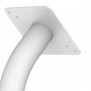 Fixed VESA Floor Stand - White [Back Iso Head View]