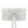 Fixed VESA Floor Stand - iPad Mini 4 - White [Tablet Back View]