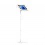 Fixed VESA Floor Stand - Microsoft Surface Pro 8- White [Full Front Isometric View]