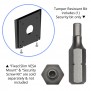 How it works - Tamper Resistant Pin-in-Socket Hex Bit - 5/32 inch