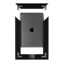 Assembly View - Black Metalline - iPad 2, 3, 4 Wall Frame / Mount / Enclosure