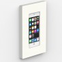 iPod Touch - VidaMount On-Wall Enclosure Mount - White [Portrait, Iso View]