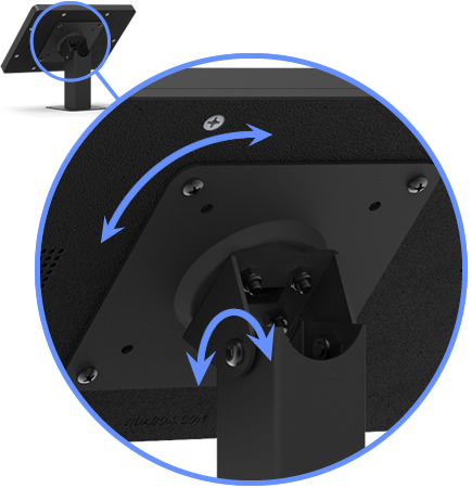 How the 360 Tilting & Rotating Desk Display Works