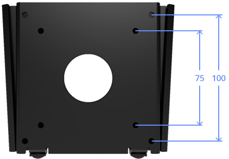 VESA 100-75 Compatible Wall Mount
