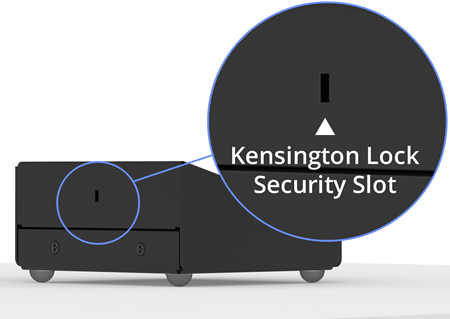 Fixed Tilted Surface Mount Kensington Lock