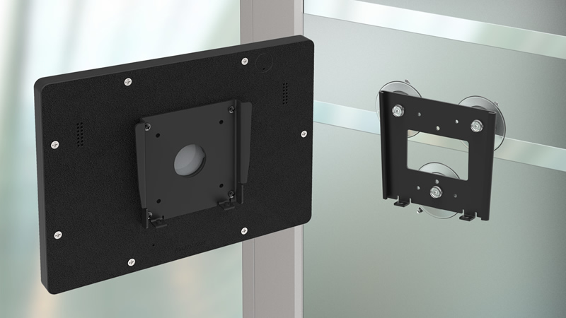 Removable Locking Screws for Securely Mounting Your Tablet!