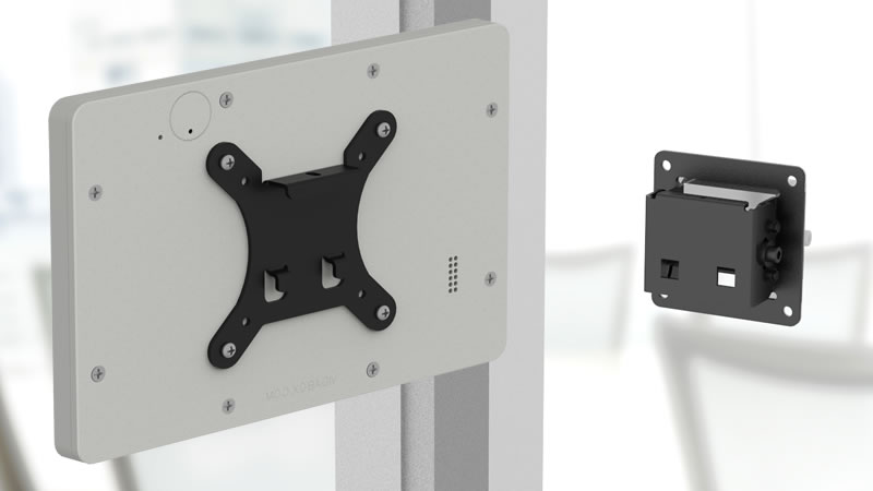 Removable Locking Screw for Securely Mounting Your Tablet!