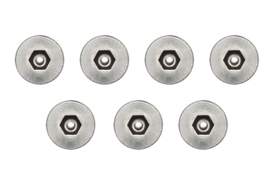 Optional Security Screw Kit provides (7) Pin-in-Hex Socket Cap Screws